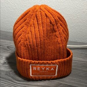 Orange Knit Beanie